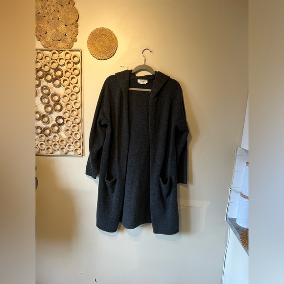 TNA Sweaters - TNA Aritzia small wool gray chunky cardigan….